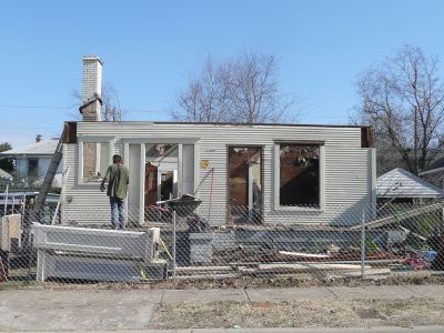 1405 Fairmount 2011
Restoration begun 
