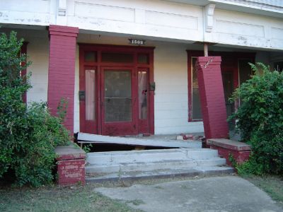 1508 Lipscomb 2003
House had fallen off its foundation
