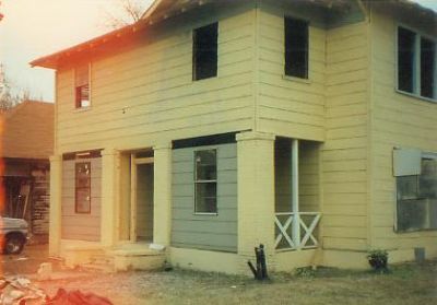 1729 Washington 1996
Inappropriate remodeling was stopped
Burned again and was demolished
