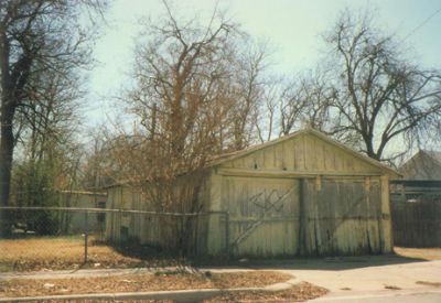 1900 Fairmount garage 1995
