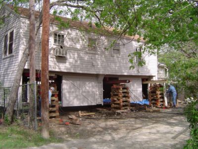 1905 Fairmount garage 2005
During restoration
