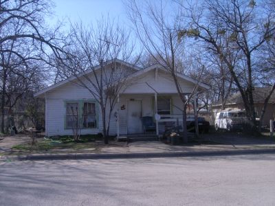 1958 Travis 2010 February
House was allowed demolition due to deterioration and unlikely that anyone could restore and sell in location
