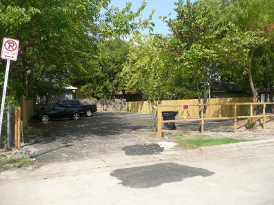 1958 Travis 2010 September
Became parking lot for apartment complex on Hemphill
