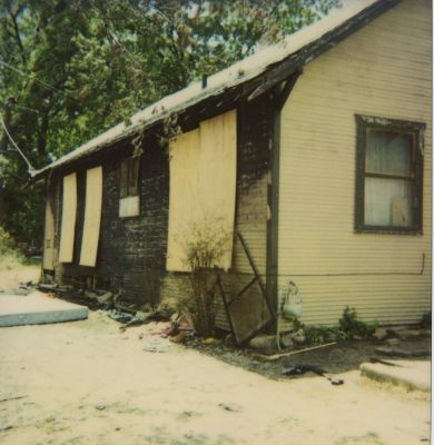 1463 Myrtle east side 1997
After second fire of house next door
