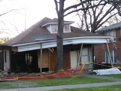 1724 Adams 2016 March
House was struck by a pickup truck, so much structural damage, had to be demolished
