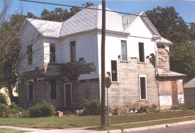1825 College 1992 
Abandoned for years after a fire
