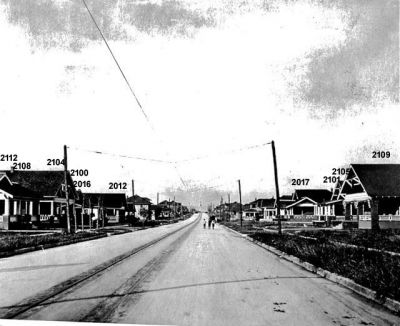 2000-2100 block Fairmount 1918
